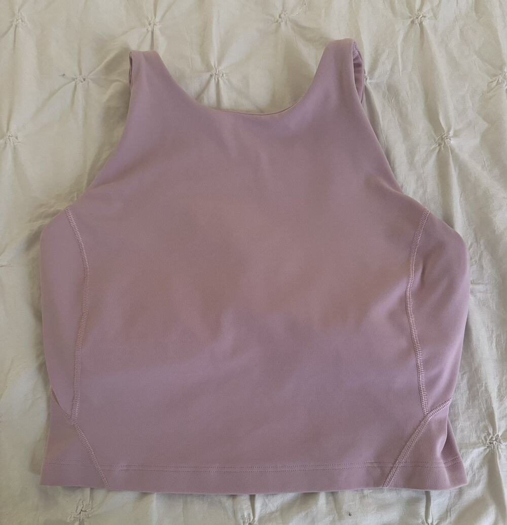 lululemon Align High-Neck Tank - 6 - Soft Pink-Mauve